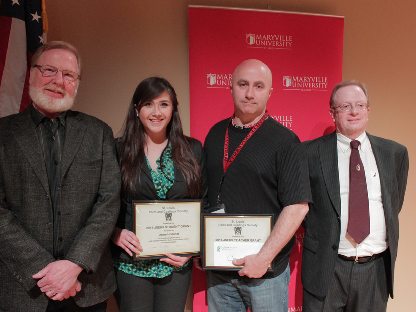 L-R: Gregg Peckham (SLPCS), Anne Holland, Christopher Reeves, Chris Matthews