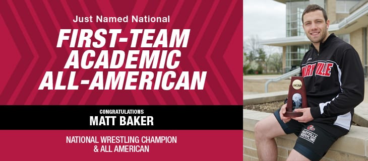 Matt Baker First-Team Academic All-American