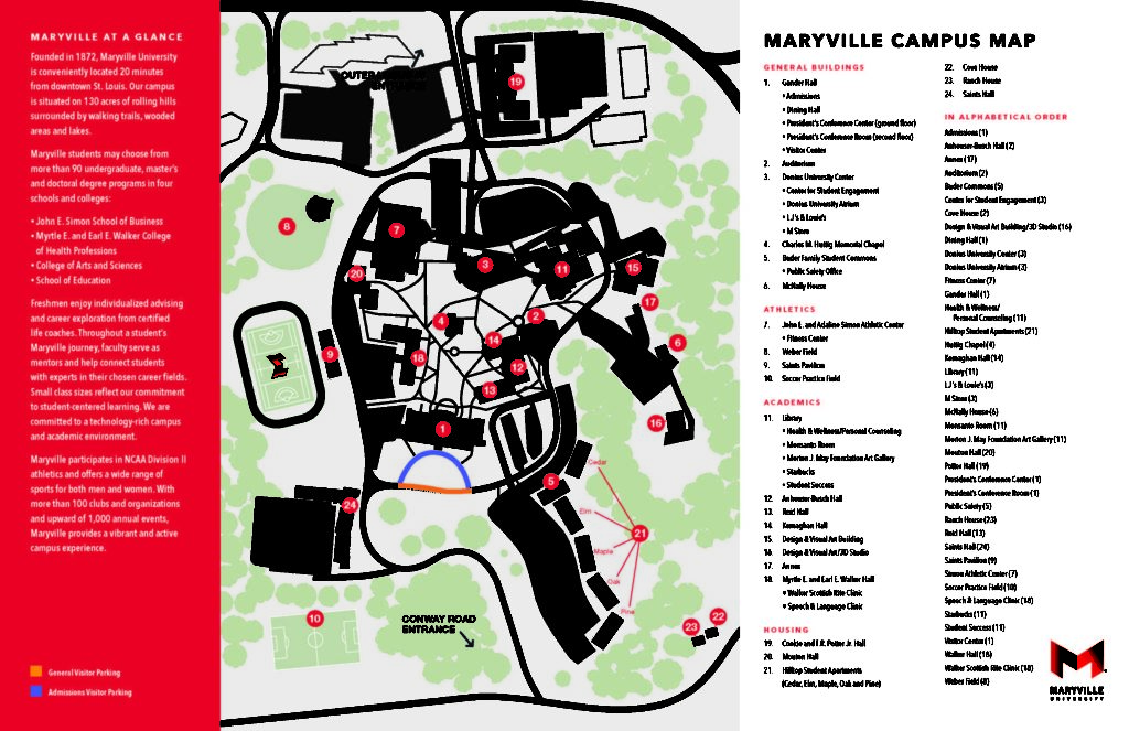 Maryville College Campus Map