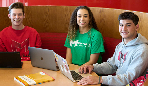 students in Walker Hall