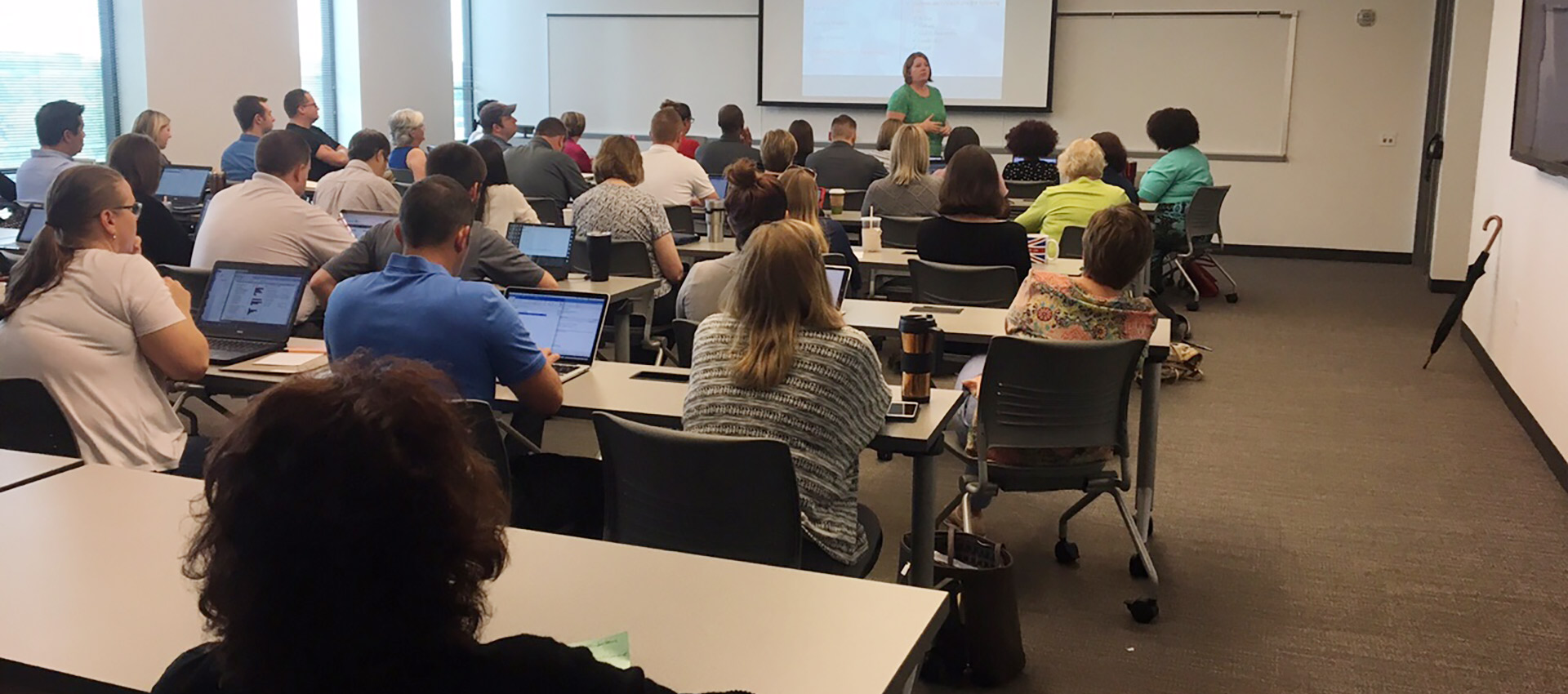 faculty learning with vr equipment