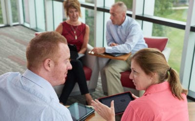professors collaborating