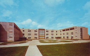 Postcard from new Maryville West County campus in 1961