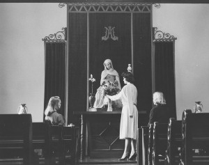 Mater’s Chapel on the old campus, circa 1950s