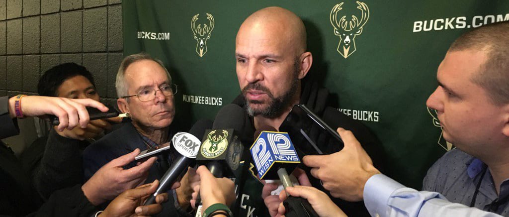 Eric Nehm interviewing Jason Kidd