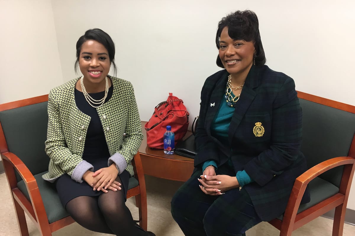 Bernice King and Jordan Coker