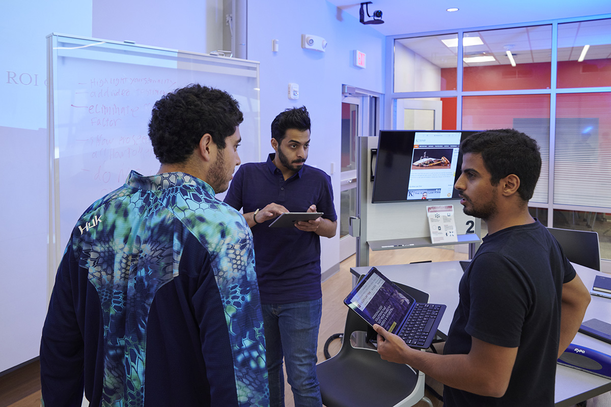 students in innovation lab