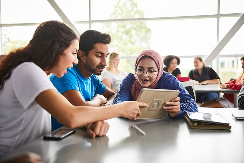 students at Maryville University