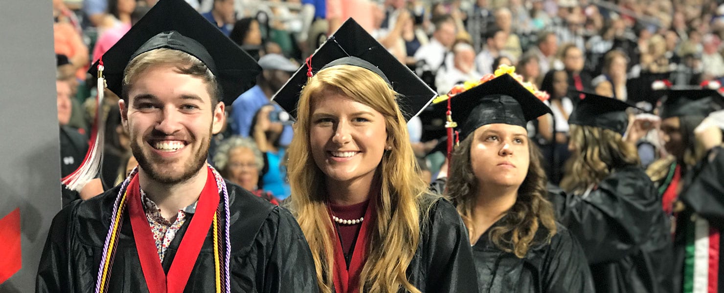 Maryville graduates getting ready to be awared their diploma