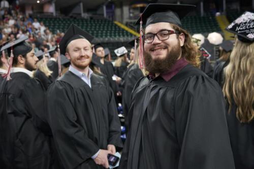 happy graduates at commencement