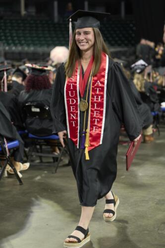 student receiving diploma