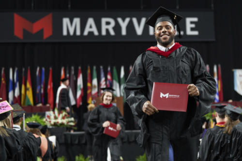 Maryville University's commencement at The Family Arena on May 5, 2019.