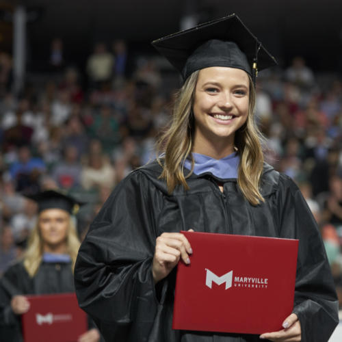 Maryville University's commencement at The Family Arena on May 5, 2019.