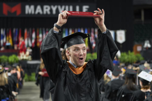 Maryville University's commencement at The Family Arena on May 5, 2019.