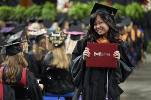 Maryville University's commencement at The Family Arena on May 5, 2019.