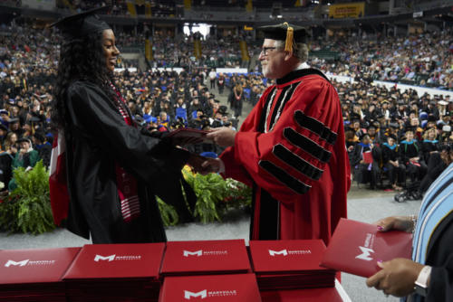 Maryville University's commencement at The Family Arena on May 5, 2019.