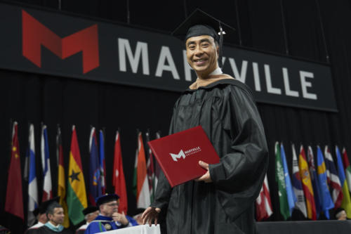 Maryville University's commencement at The Family Arena on May 5, 2019.