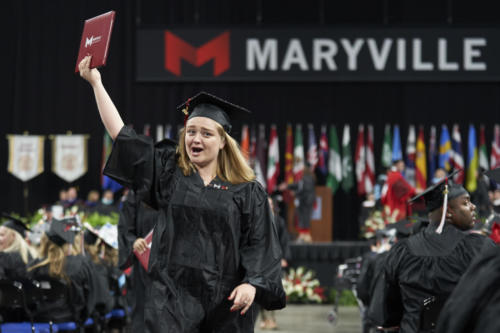 Maryville University's commencement at The Family Arena on May 5, 2019.