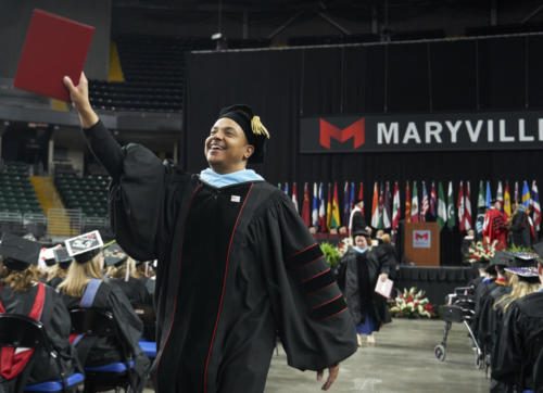 Maryville University's commencement at The Family Arena on May 5, 2019.