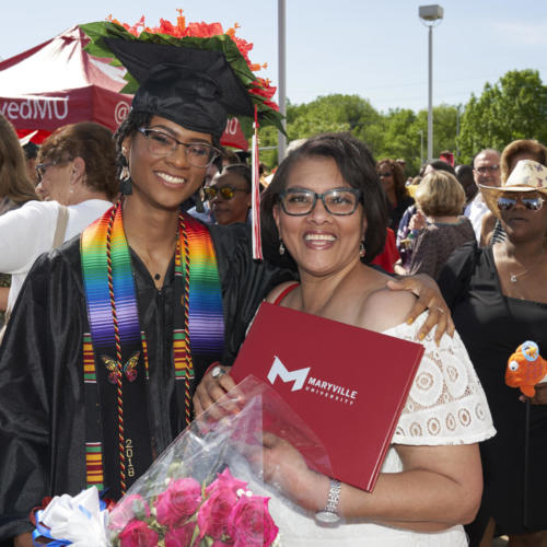 Maryville University's commencement at The Family Arena on May 5, 2019.