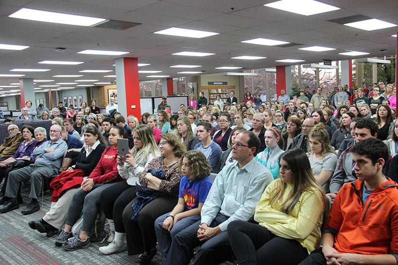 Holocaust survior Sonia Klein speaks at Maryville