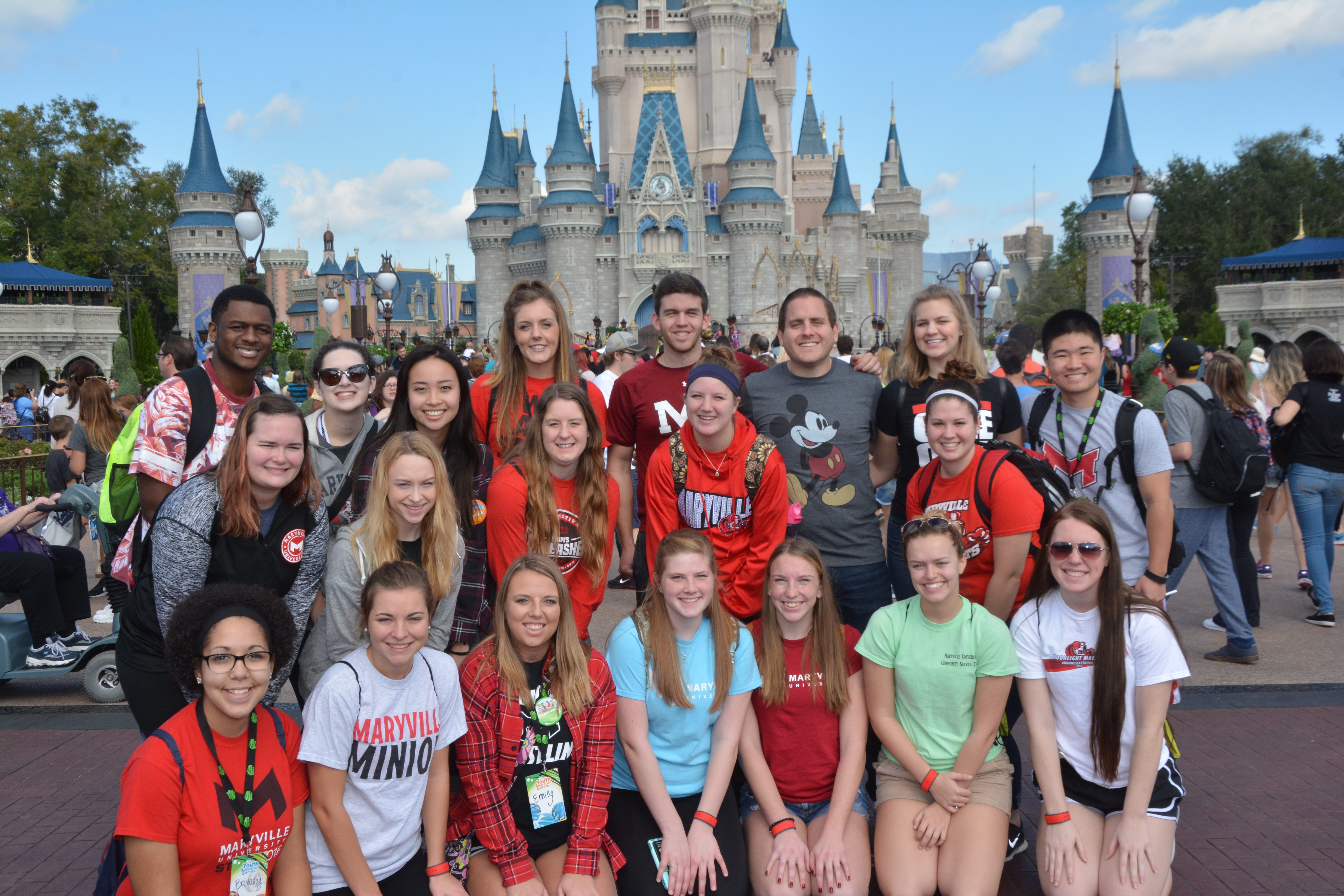 students at Maryville University