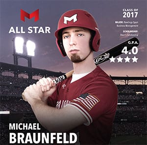 Michael Braunfeld Maryville All-Star Student