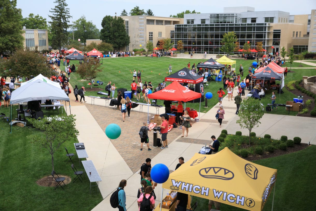 involvement fair at maryville university