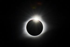 The total eclipse at Maryville University in St. Louis, Missouri on August 21, 2017.