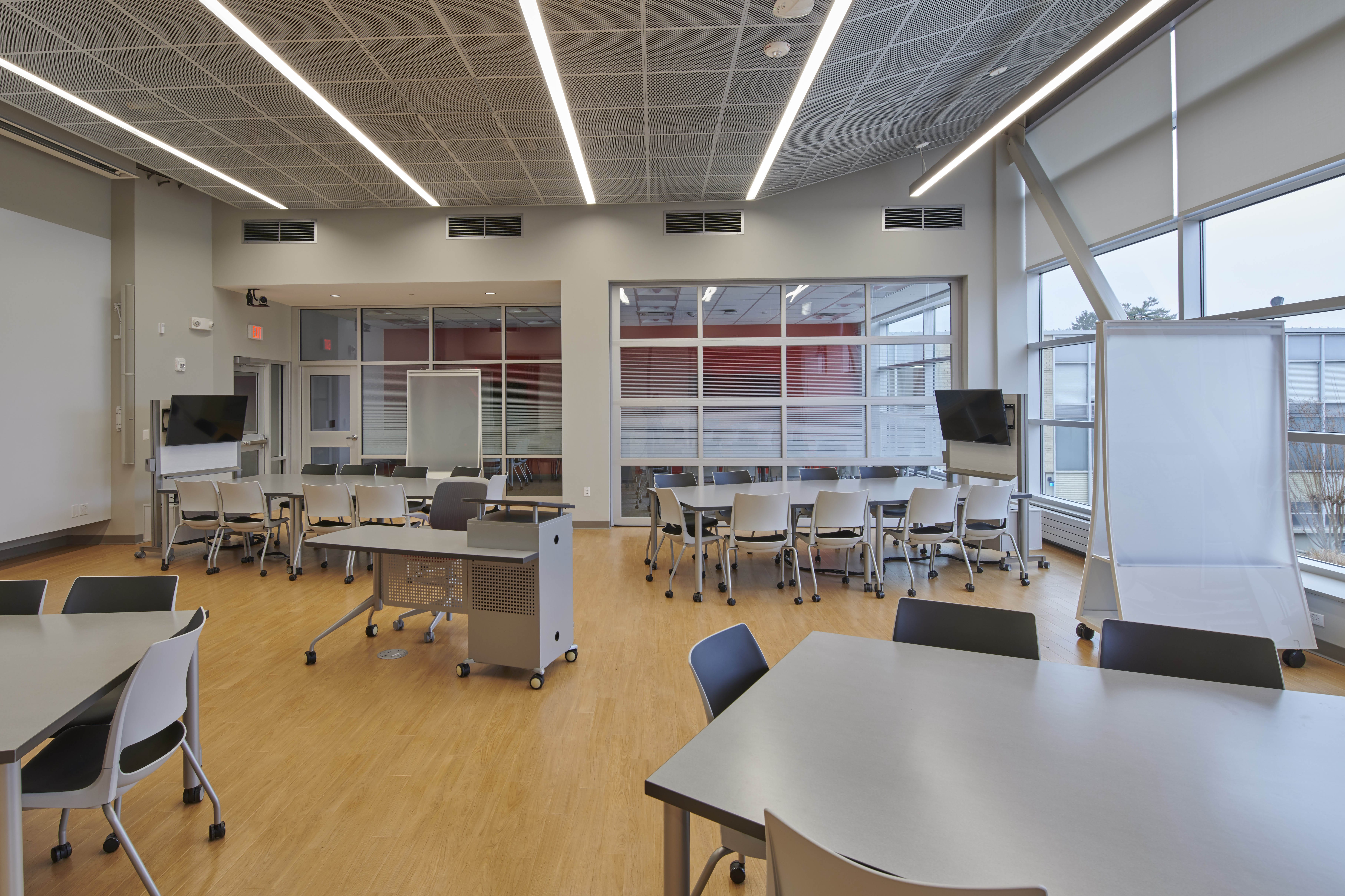 A new high-tech learning space opens in Anheuser-Busch Academic Hall.