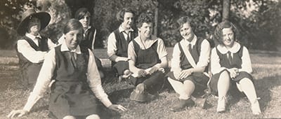 Maryville's badminton team from beginnig