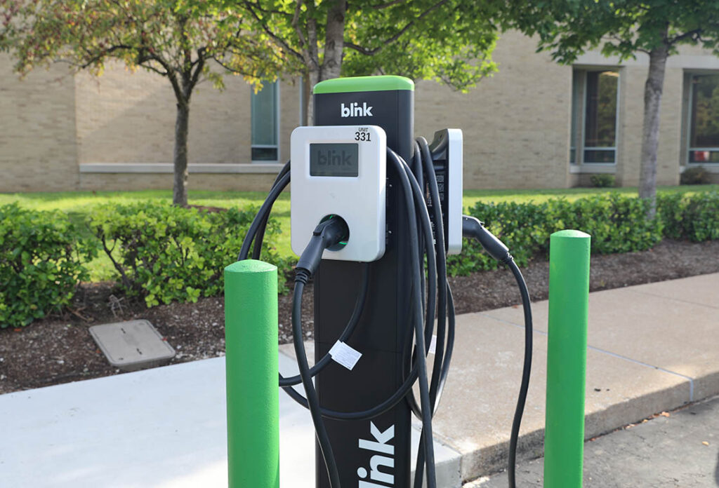 Maryville University Electric Car charging stations