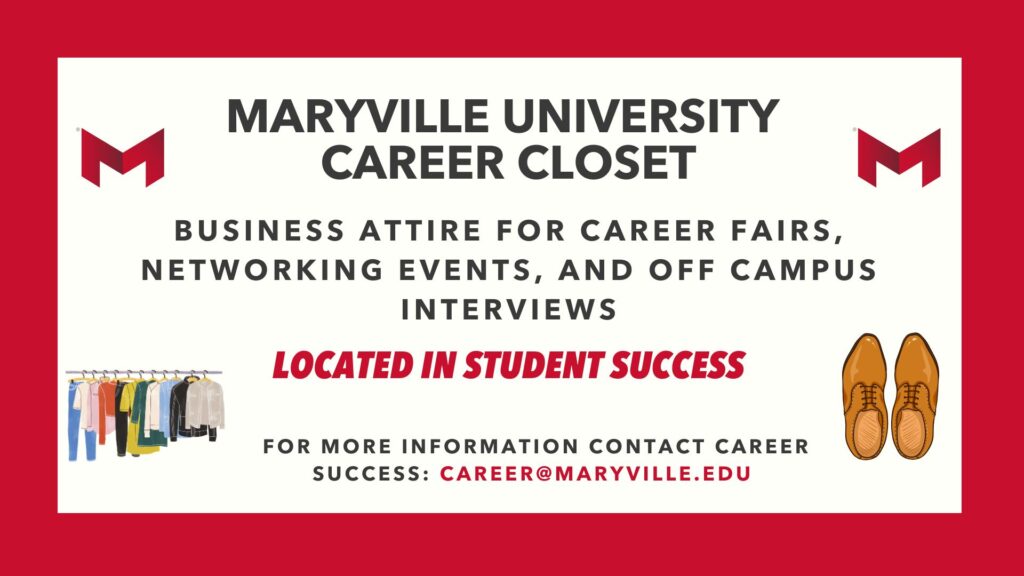 Maryville University Career closet
