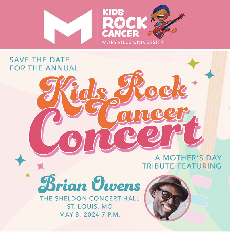 Maryville University Kids Rock Cancer Concert Brian Owens