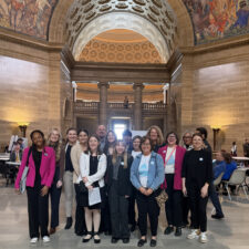 Maryville Students and faculty at the Missouri State Capitol