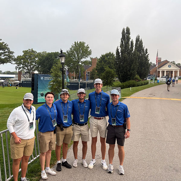 Students interning at the BMW Championship
