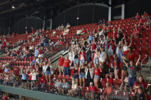 Maryville University students at a St. Louis Cardinals game on September 28, 2021