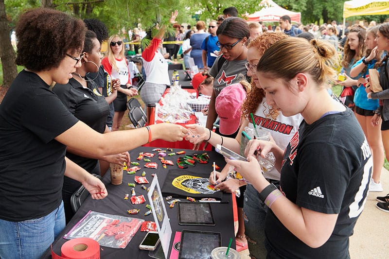 ABC students at involvement fair