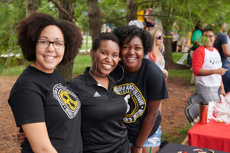 students at involvement fair