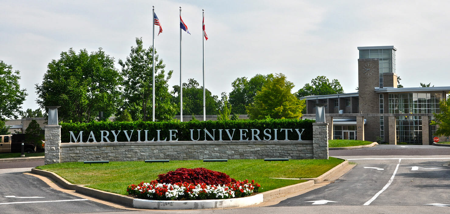 Front entrance to Maryville University.