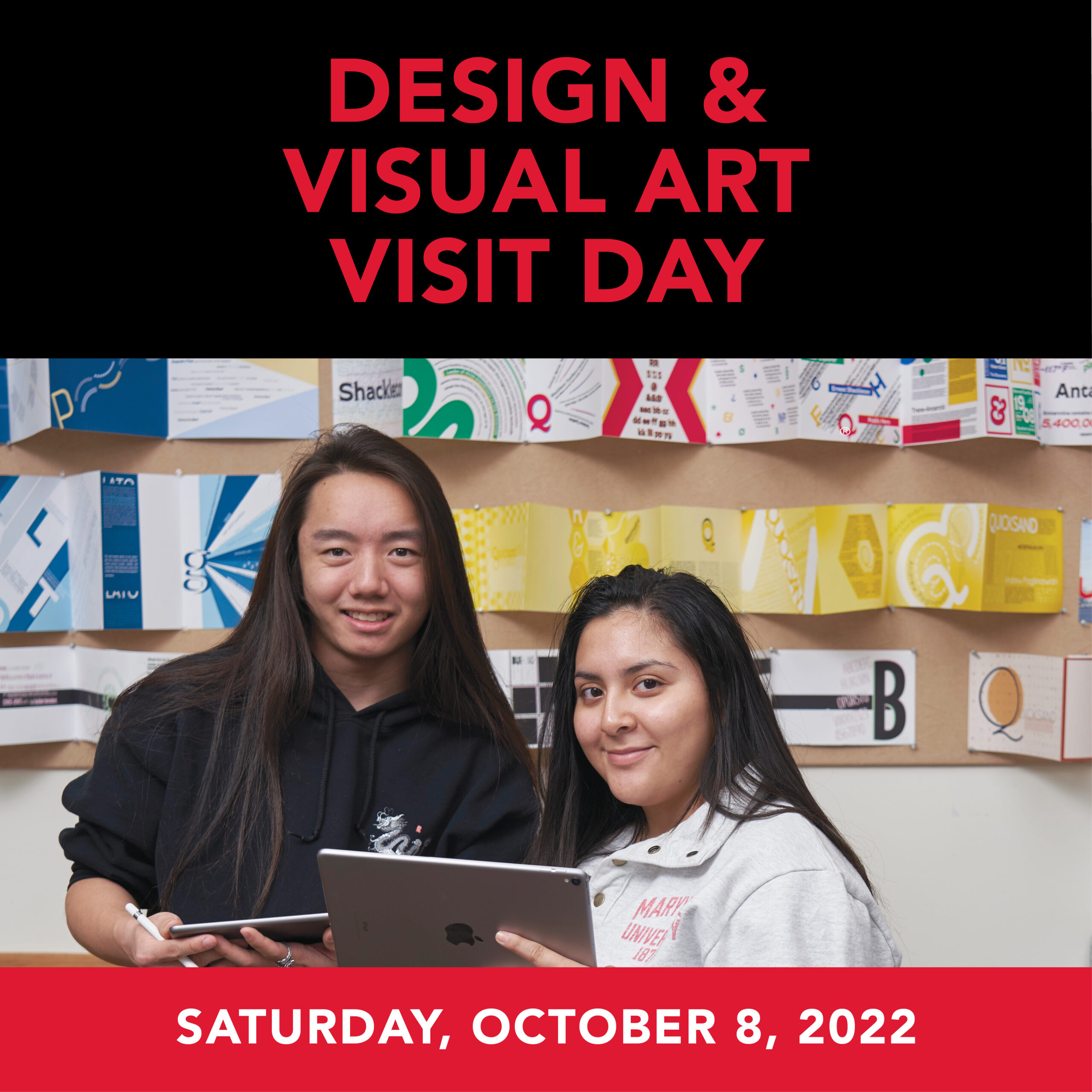 design visual arts visit day 2022 ad