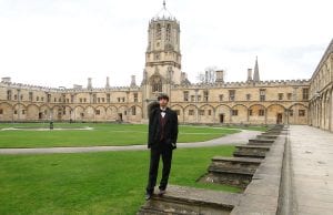 Maryville study abroad student at Oxford, England