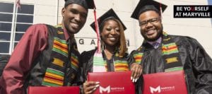 scholarship winners at commencement