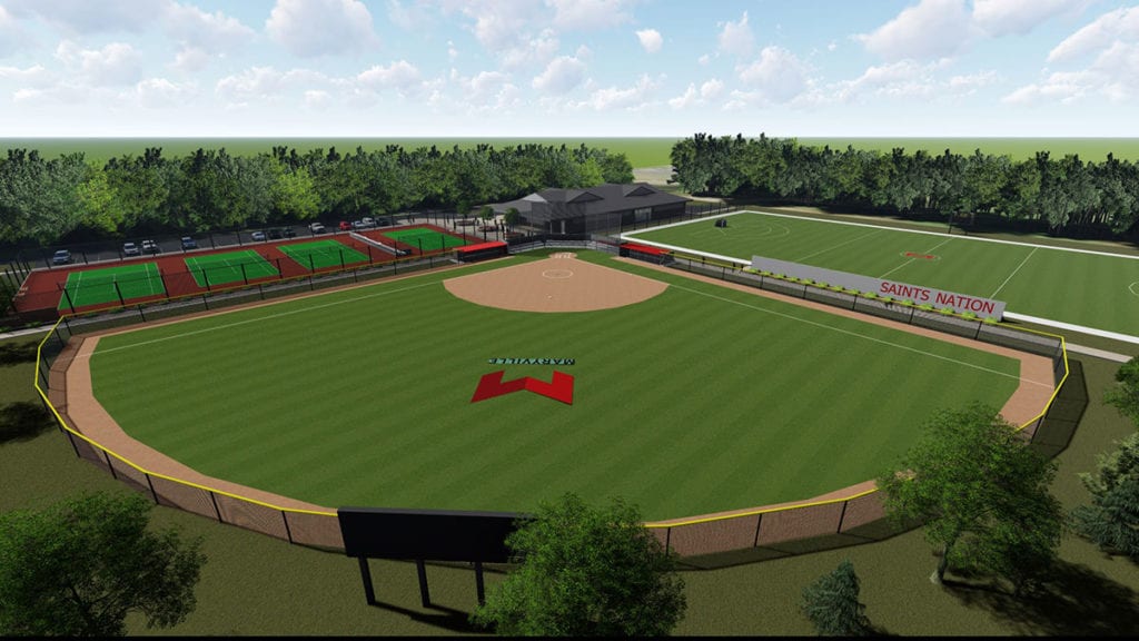 Ball—4aerialviewofsoftballfield