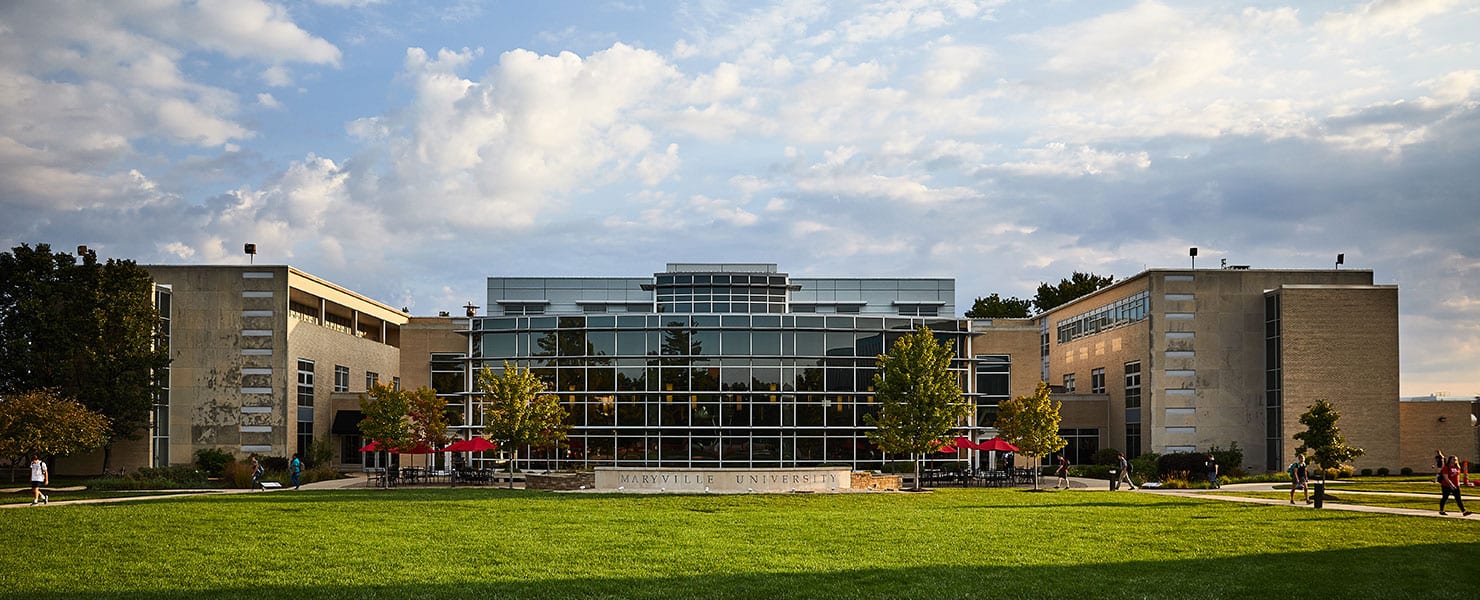 Exterior shot of Gander Hall