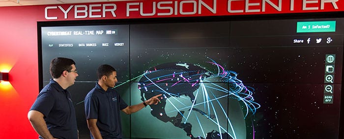 cyber fusion center at Maryville