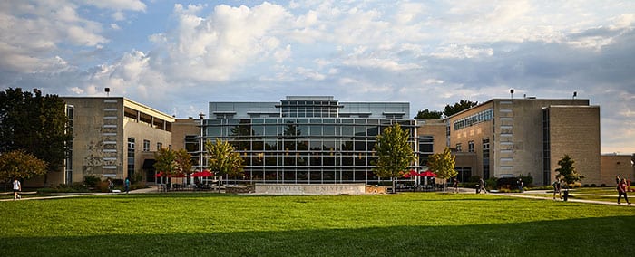 exterior shot of Gander Dining Hall