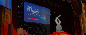 Stan Musial Awards stage with award