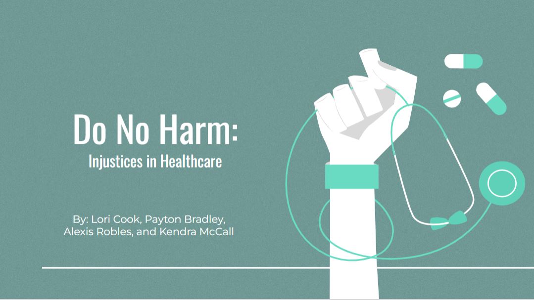 Gender Inequality: Do No Harm: Disparities in Healthcare   poster