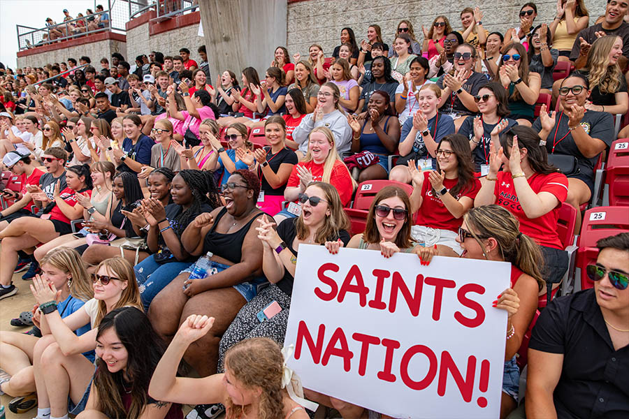 Students at Tailgate